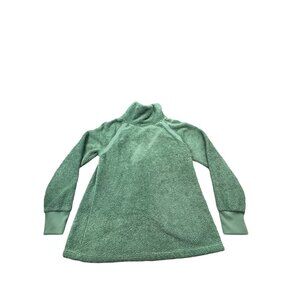 Old Navy Womens Large Emerald Green Long Sleeve Pullover Light Jacket Snowflake